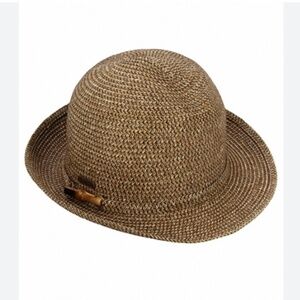 Sun N Sand Dorset Bamboo Trim Straw Fedora